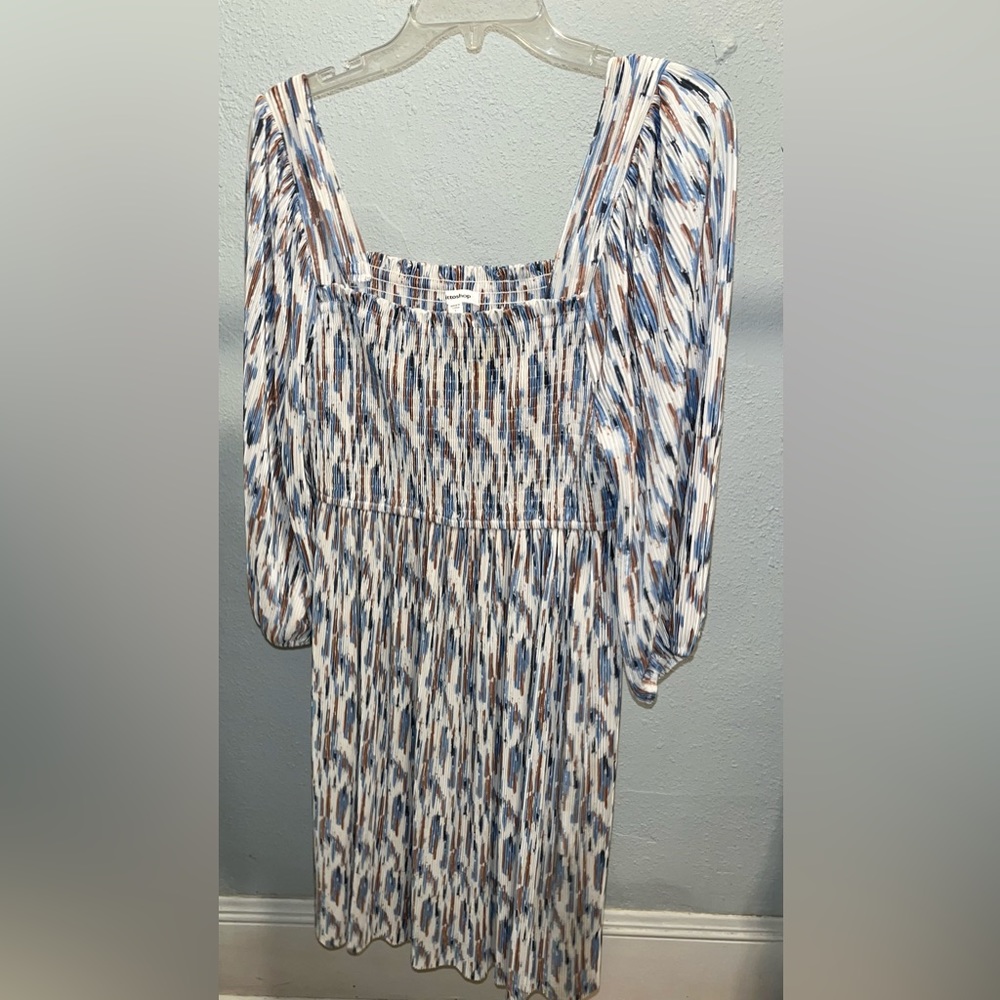 Mittoshop square neckline boho dress size large.